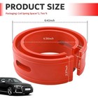 2pcs Coil Spring Spacers For Cars Includes Ties upgraded Car Coil Spring Boos   