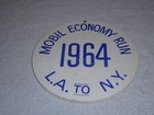 Vintage Antique Original 1964 Mobil Mobilgas L a  N y  Race 8  Gasoline Oil Sign