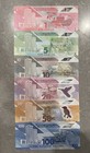 Trinidad   Tobago 1-100 Dollars 6 Pieces Banknote Set Of 2019-2020 Unc Polymer