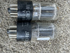 2 - 12sl7gt Vt-289 Nu Jan Radio Audio Amplifier Vintage Vacuum Tubes  Tested