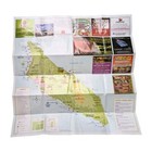 Aruba Map Vintage 2001 Advertising Island And Street Map 2 Sided Paper