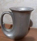 Vintage Pewter  Wilton French Horn Shaped Tankard Usa Beer Stein Mug
