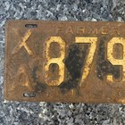 1949 New Jersey License Plate - Farmer - Plate   Xa8795 Nj
