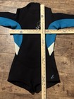 O   neill Women   s Long Sleeve Spring Wetsuit 2mm Black Blue Size 10 Style 3470