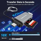 Sd Card Reader Usb C  High-speed Dual Slot Memory Card Reader  Usb 3 0 To Micro