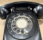 Vintage Stromberg-carlson Bakelite Black Desk Phone Model  1543ak