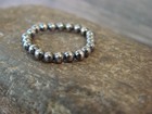 Native American Sterling Silver Adjustable Navajo Pearl Ring - Mariano