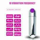 New 10 Modes Clitoriss Stimulating Mini Bullet Vibration Massager Female Bullet