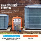 Uimoso Refrigerant Recovery Machine 1 Hp Dual Cylinder Ac Hvac Recycling Tool