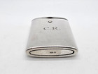 Slab Sterling Silver Vesta Case Match Holder George Stockwell   Co 1925