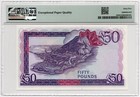 1986 Gibraltar 50 Pound Note - Pmg Gem Unc 65 Epq Pick 24
