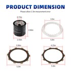 Heavy Duty Clutch Friction Plates   Gasket Kit For Honda Shadow Ace 750 Vt750