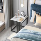 Modern Marble Side End Table Coffee Table Nightstands Living Room Bedroom 2-tier