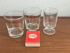 Continental Airlines Cordial Glass Playing Cards Logo Tx Double Whiskey Vintage