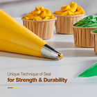 Disposable Cake Decorating Piping Bags  100 Count  12 Inch  Clear