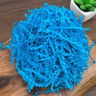 50g Blue Crinkle Cut Paper Shred Raffia Tissue Grass Gift Basket Box Filler