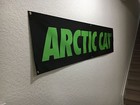 Arctic Cat Banner 2  X 7  Poster Dealer Snowmobile Sign Man Cave Garage New 