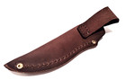 Small Brown Genuine Leather Belt Sheath 6  Fixed Blade Skinning Hunting Knife