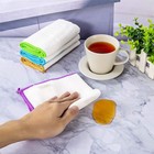 Tskecn 10-piece Kitchen Dish Cloths Set  Reusable And Highly Small  White