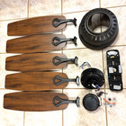 Hunter Oakhurst 52 In  Led Indoor Low Profile New Bronze Ceiling Fan No Light
