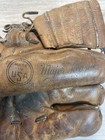Vintage Wilson Major League Baseball Glove Prewar Era Leather Fielders Mlb Mitt