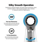 Capri Tools 120-tooth Ultra-smooth Reversible Ratcheting Wrenches Set  Sae