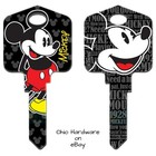 Mickey Mouse House Key Blank     Kw1 Or Sc1     Decorative Uncut Key     Disney Key