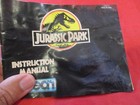Jurassic Park Nintendo Nes Instruction Manual Booklet Only