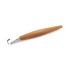 Beavercraft Double Bevel Spoon Carving Hook Knife With Oak Handle