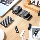 150x Macarrie Magnetic Name Tag Holders Reusable Badge Magnets For Clothes