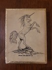 Vintage Antioch Ex Libris Unicorn Bookplates Qty 47 Free Ship Made In Usa