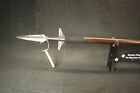 Tough Functional Hunting Boar Spear  Sharp High Carbon Steel  Battle Ready