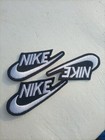 3pc Of Embroidered Black   White Nike Swoosh Sew On Patch Size 3x1 5 Inches