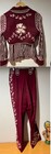Rodeo Ben 3 Pc Pants Vest Shirt Vtg 1950s Western Cowgirl Cowboy Xs Embroider