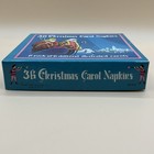 Vintage Crepe Paper Christmas Party  Carol Napkins Set Of 15  4 Carols