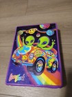 Vintage Xl Sz Lisa Frank Zoomer Aliens Groovy Stationary Collectors Tin 12    90s