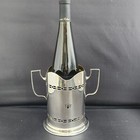 Antique Silver Plate Wine Bottle Holder Coaster T White Sheffield 1880s England