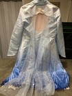 Dh Gorgeous Girls Elsa Cosplay Blue Costume Dress And Coat