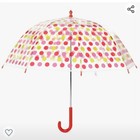 Two Pack  Amazon Basics Kids Clear Bubble Umbrella - Maple Leaf And Dot Patterns
