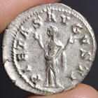 Emperor Gordian Iii Coin Ancient Roman Empire Silver Denarius 241ad Xf Pietas