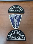 Regina City Police Patches  3 Canadian Police Shoulder Patch Obsolete Vintage