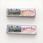 2 Vintage M  Hohner Marine Band Harmonicas Key Of C Vintage Harmonicas W  Boxes