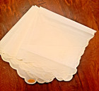 Lot Of 3 Vintage White Handkerchiefs Made Switzerland Tags Crisp Unused Mint 