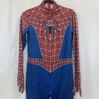Spiderman Superhero Costume Bodysuit Youth Boy s 14-16 W  Mask Height 63-67 