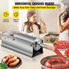 Vevor Manual Sausage Stuffer 5 L Horizontal Sausage Machine 304 Stainless Steel