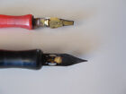 Vintage Zaner Bloser Fountain Dip Pen Orange Plus Black Unmarked Pen