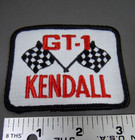 Kendall Gt-1 Racing Motor Oil Embroidered Sew On Uniform-jacket Patch 3x2 5 Vtg
