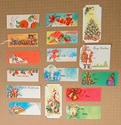 Vintage Christmas Gift Tags  16  to from  40 s  50 s 60 s  Xmas Art Deco  Others