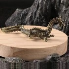 Brass Dragon Animal Statue Small Sculpture Tabletop Figurine Home Decor Gifts Us
