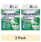  2 Pack  Nicorette Nicotine Lozenges To Stop Smoking  Mint Flavor 2 Mg 144 Count